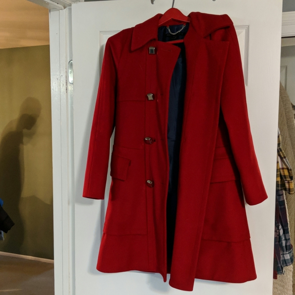 Red Peacoat